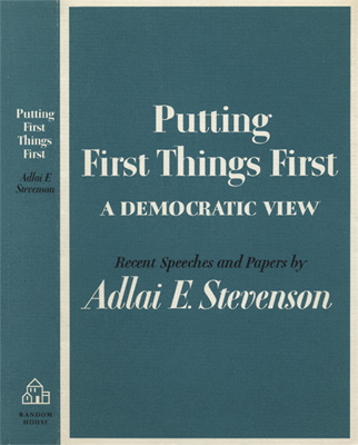 Putting First Things First