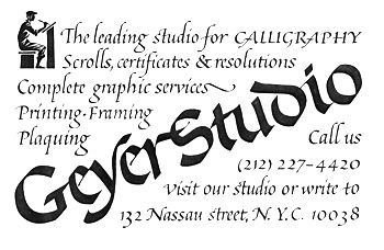 Geyer Studio Ad