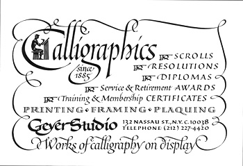 Geyer Studio Ad