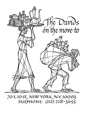 Change of address card