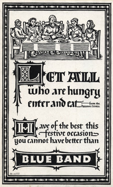 Blue Band Passover Ad
