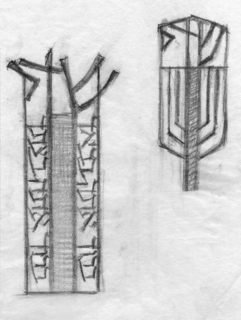 Mezuzzah sketches