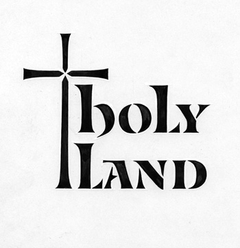 Holy Land stencil