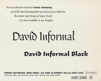David Informal