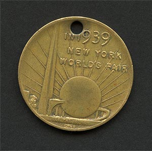 1939 World's Fair coin