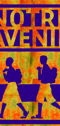 Stencil for Notre Avenir
